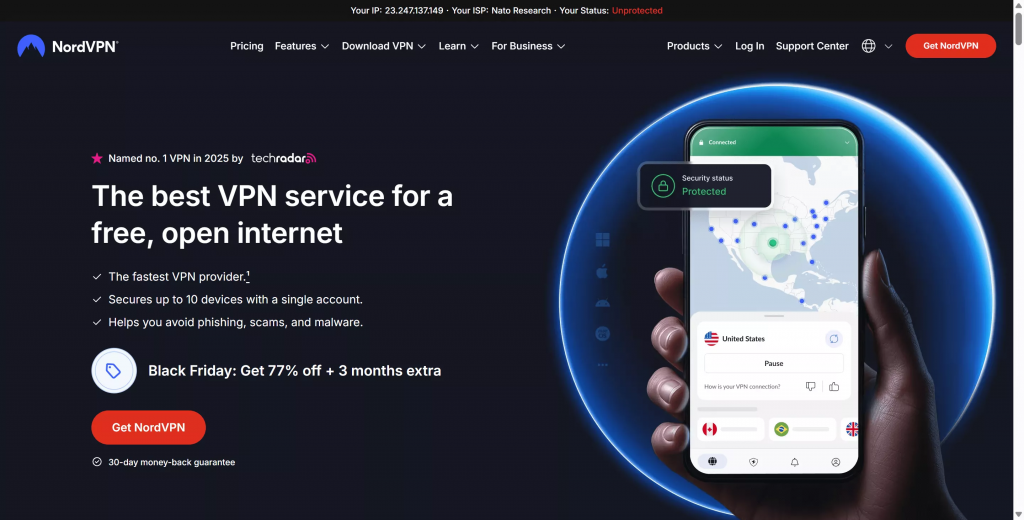Black Friday Mac App - NordVPN