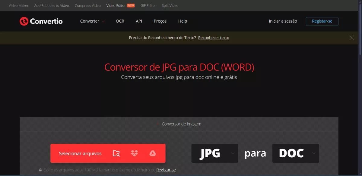 Converter Imagem em Documento