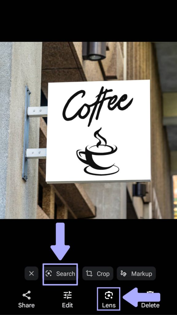lens in photos app