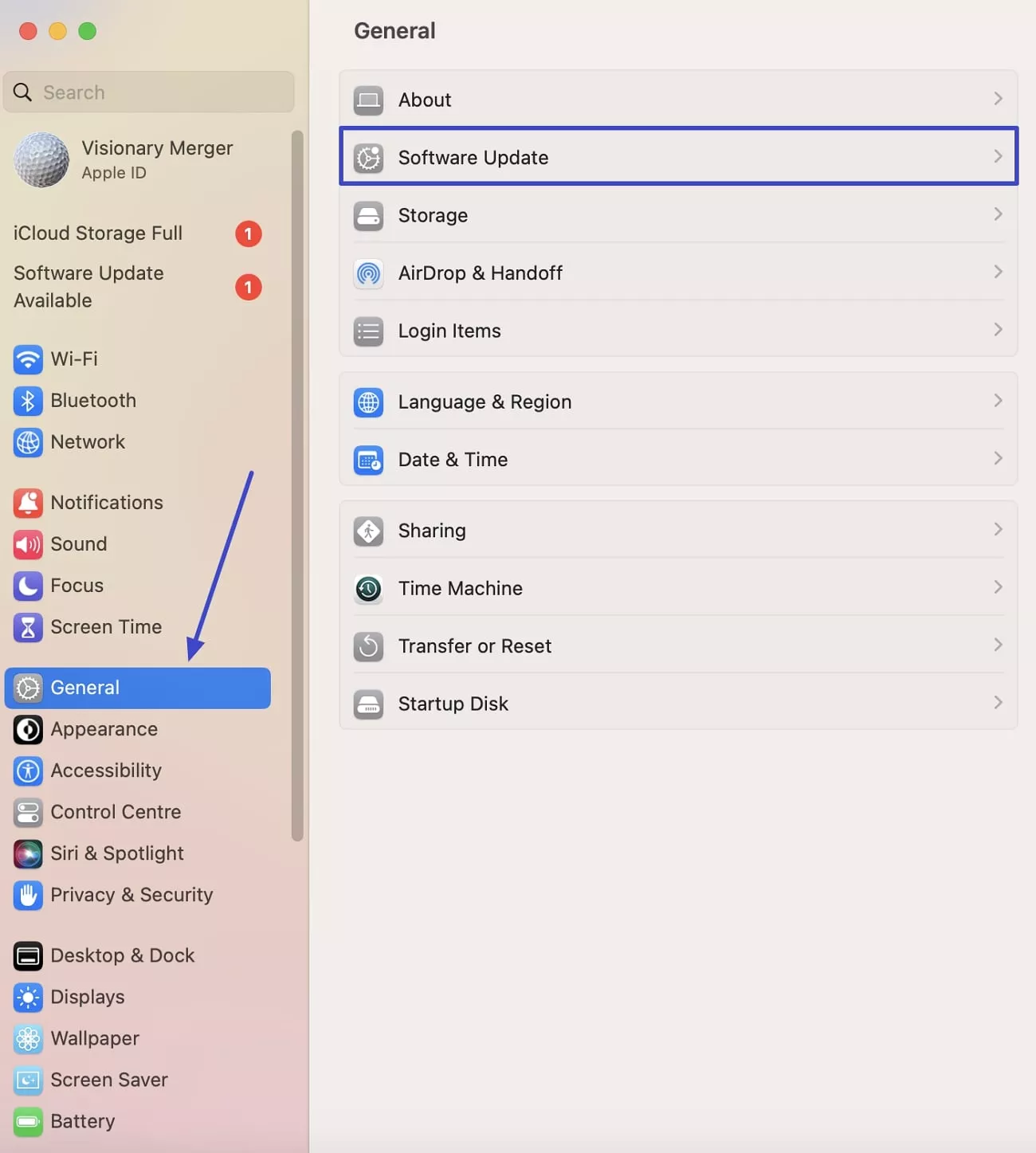 open mac settings