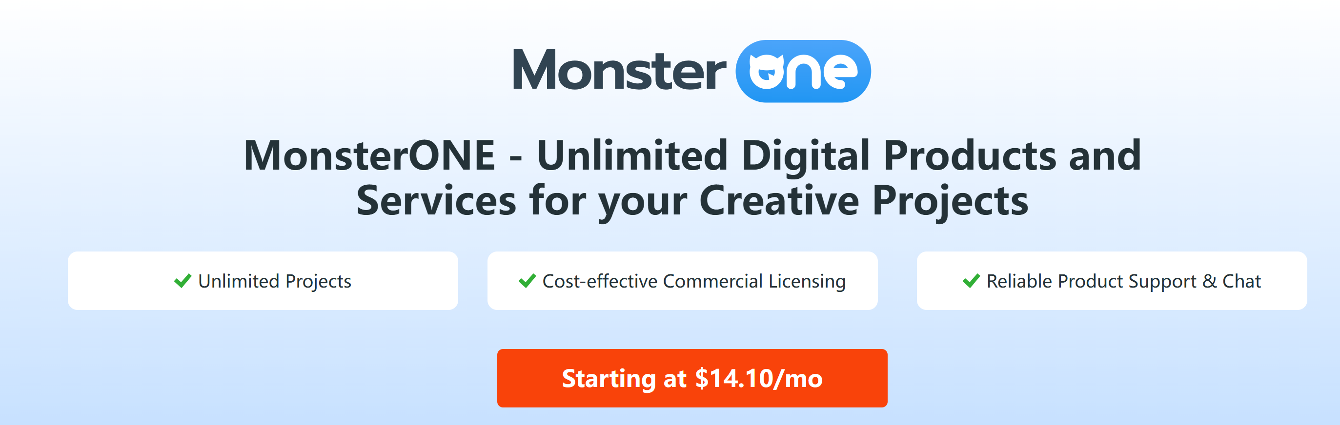 MonsterONE Black Friday website