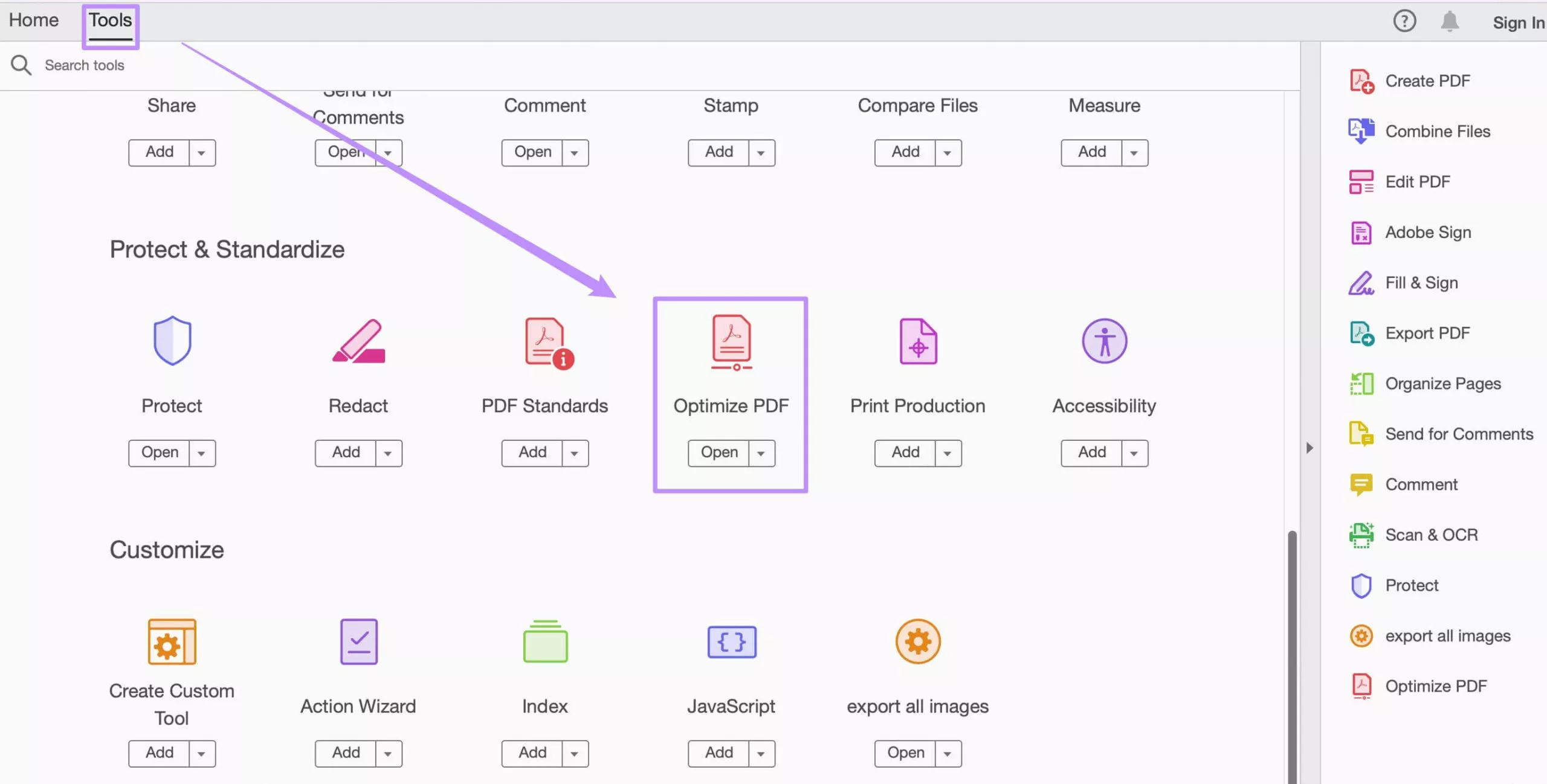 optimize pdf adobe acrobat