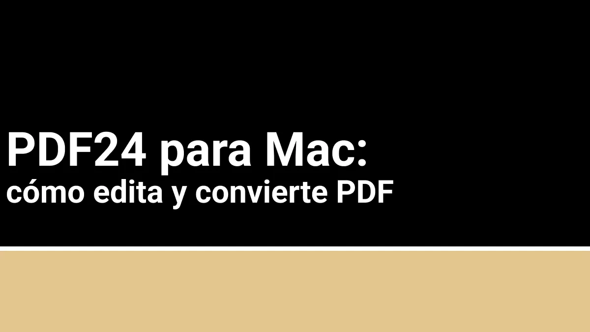 PDF24 para Mac, Una Herramienta PDF Simplificada para los Entusiastas de Mac