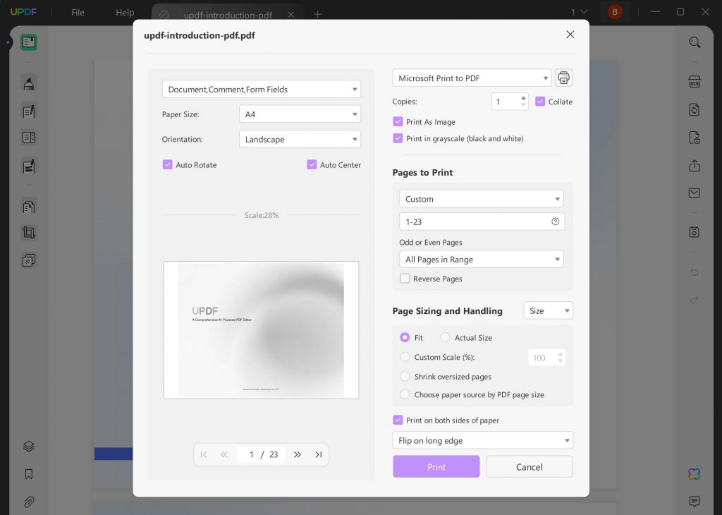 How to Print PDF on Windows | UPDF User Guide