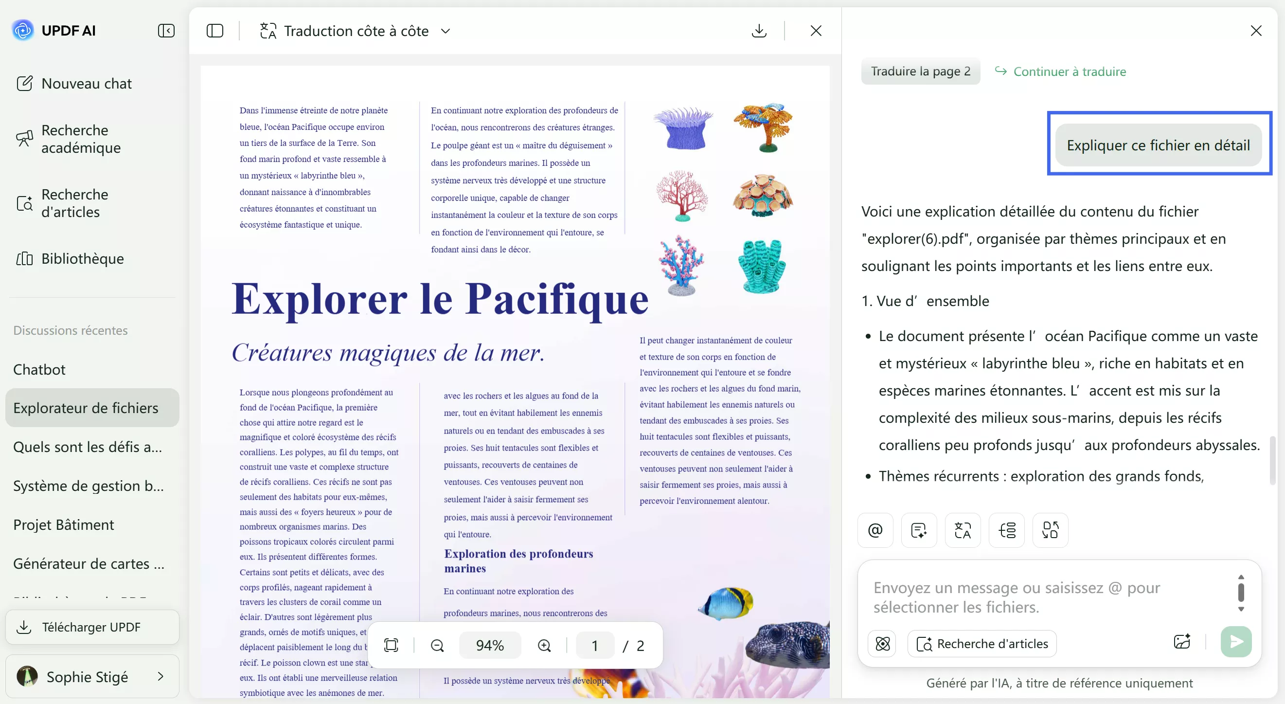 Comprendre les phrases difficiles avec Chatpdf