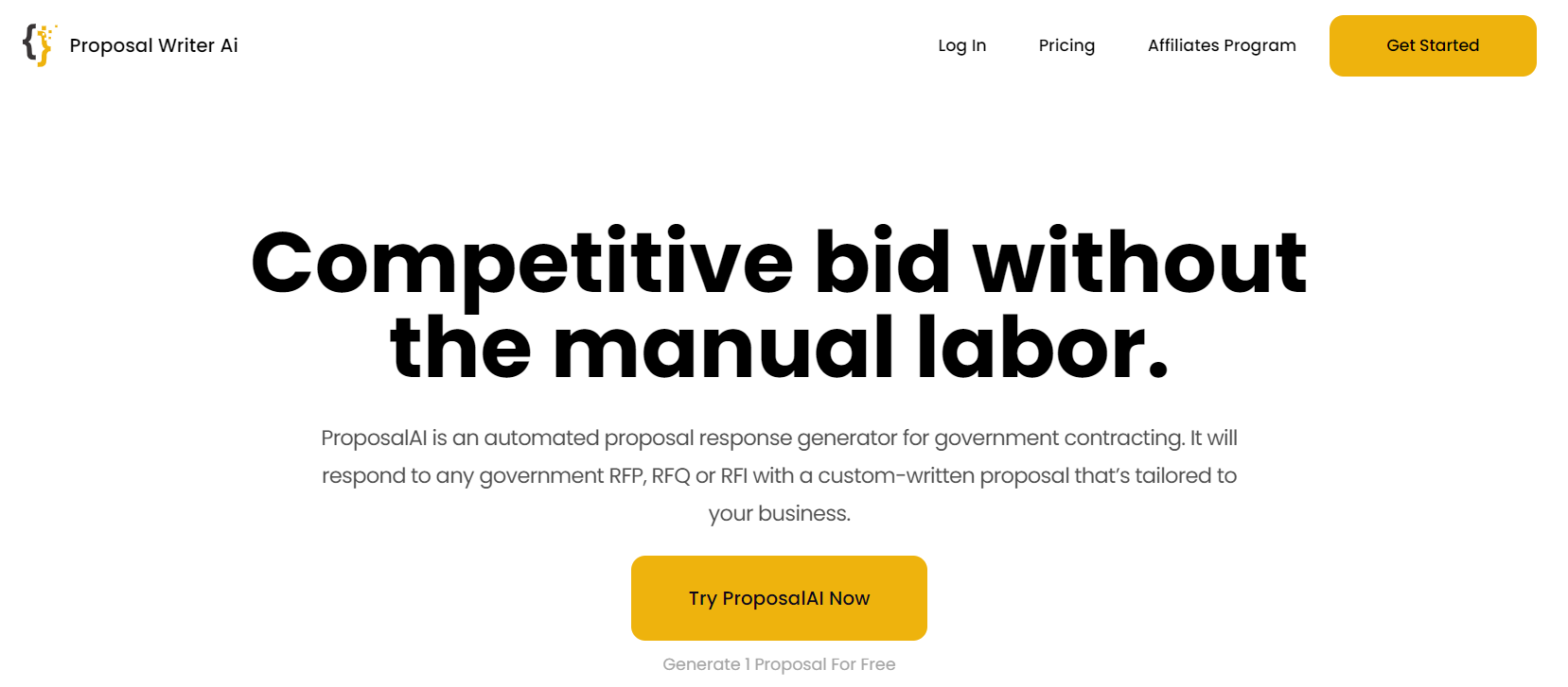 Proposal Writer AI