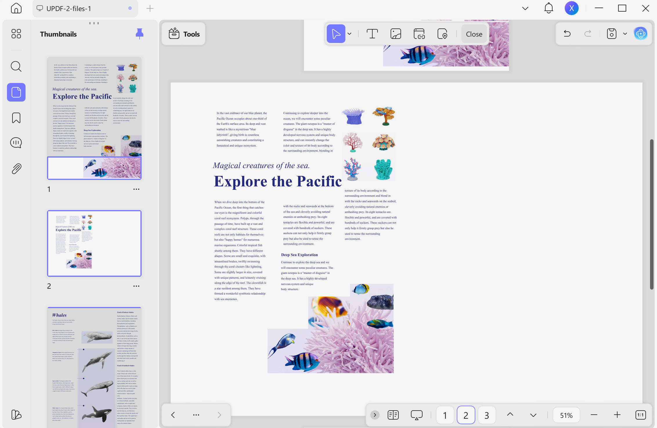 paste the first page
