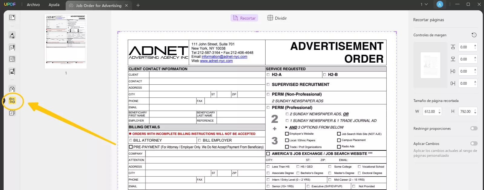 recortar cómo recortar la firma de un pdf