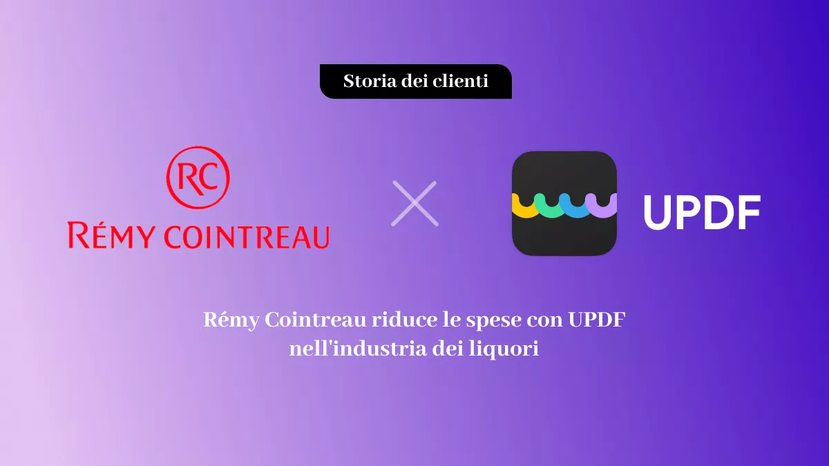 Come Rémy Cointreau ha ridotto le spese con UPDF?