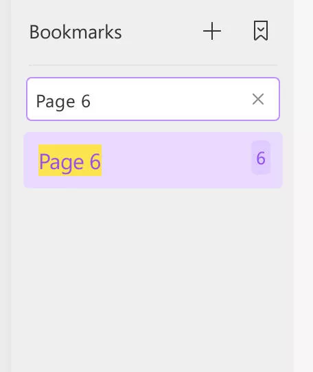 search bookmark