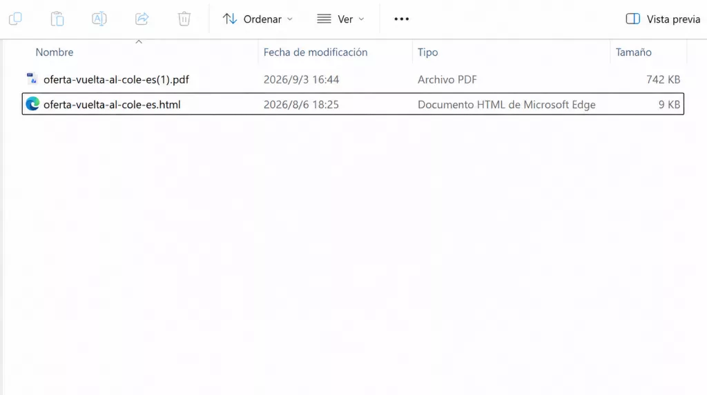 Comprobar si un archivo es HTML o PDF en Windows