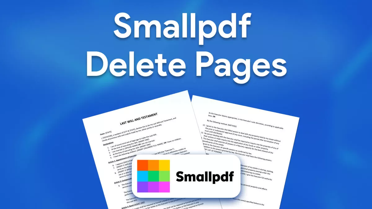 [Full Guide] How to Delete PDF Pages with Smallpdf