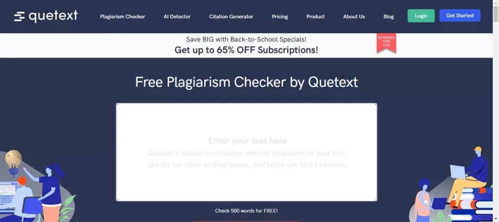 quetext, website similar to turnitin.