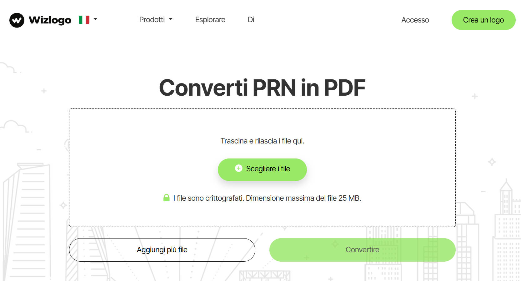 Da PRN a PDF con Wizlogo