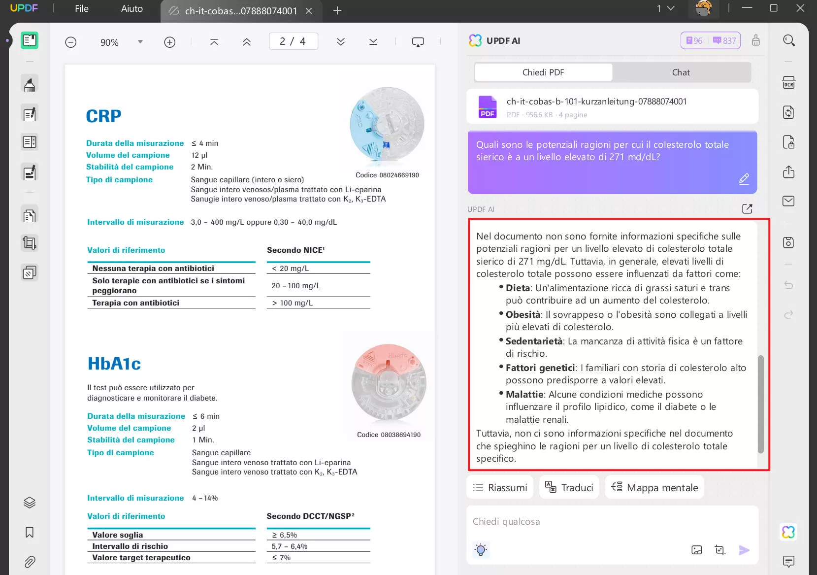 utilizza AI in sanità