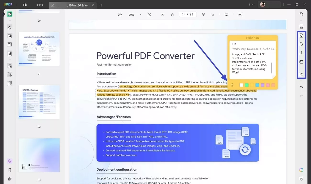 review and process generated notes