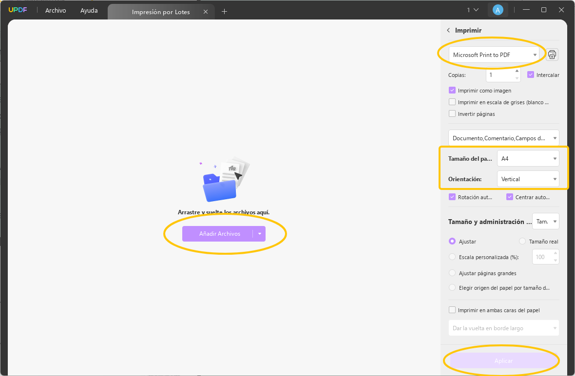 aplicar impresion por lote convertir pdf rellenable a pdf normal