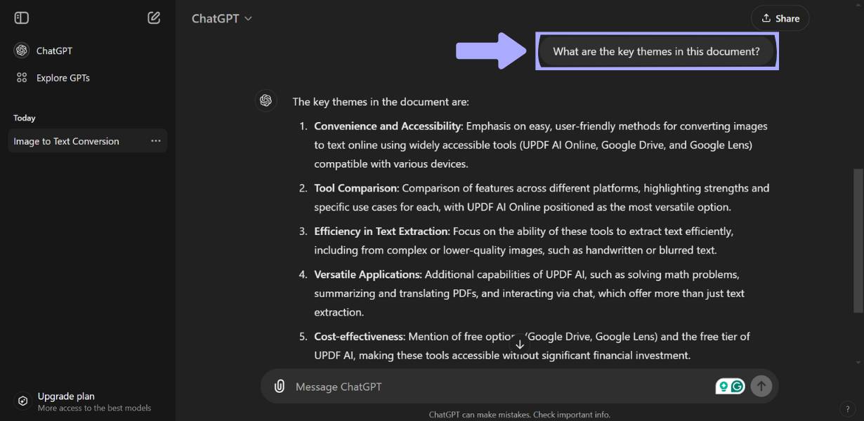 ask chatgpt a question