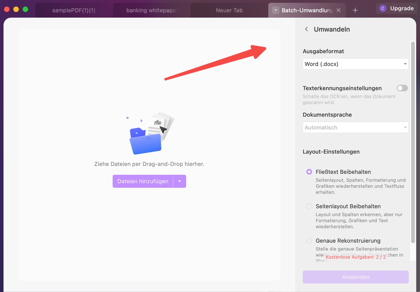 So konvertierst du PDFs batchweise auf dem Mac in DOCX