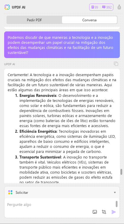 ai debatedor debate sobre mudanças climáticas updf ai