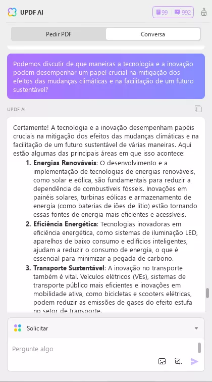 ai debatedor debate sobre mudanças climáticas updf ai