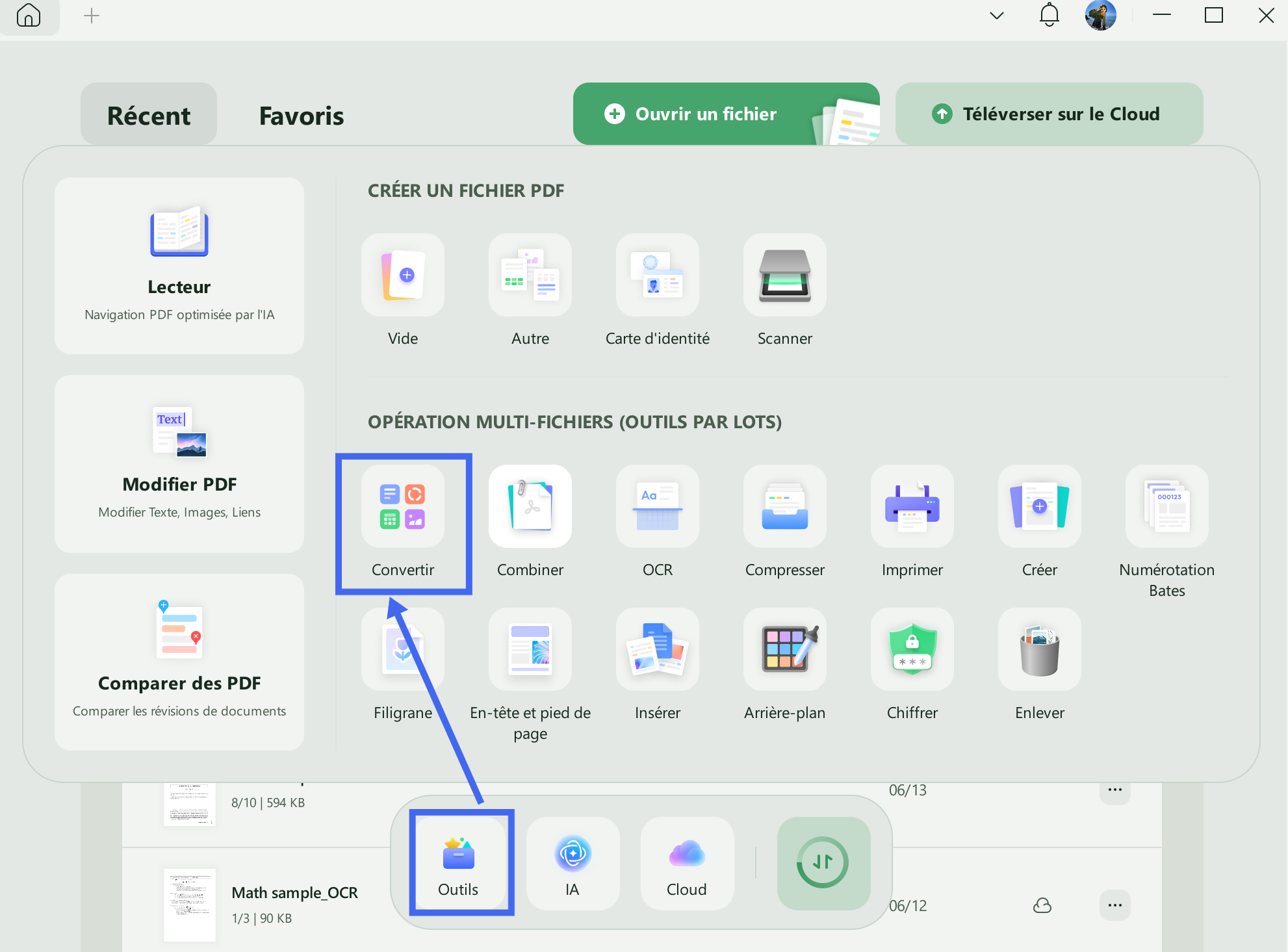 traiter pdf par lots