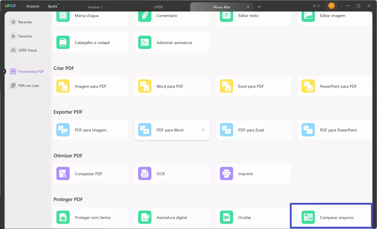 comparar PDF