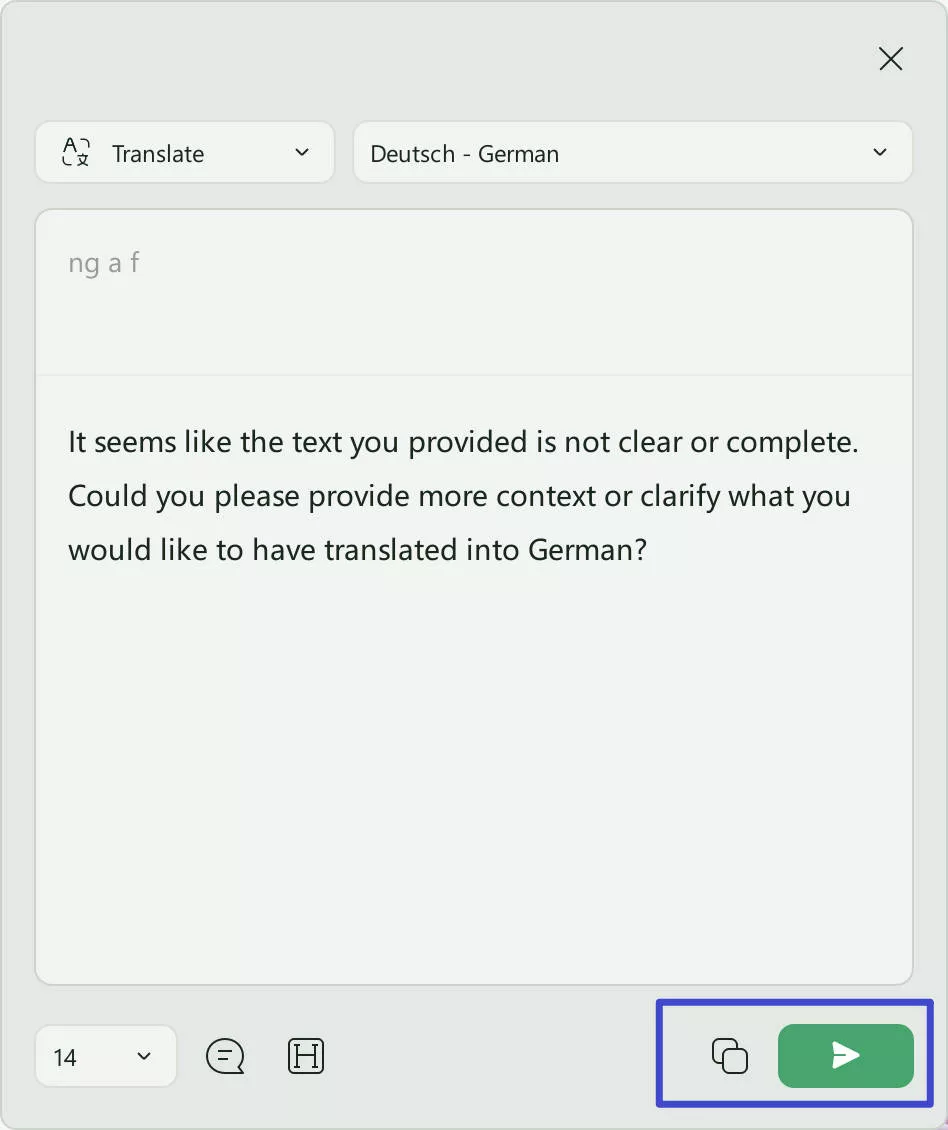 use copy or regenerate option