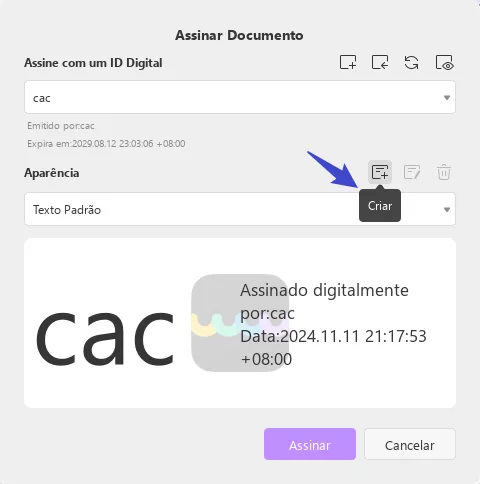 como assinar um pdf no windows