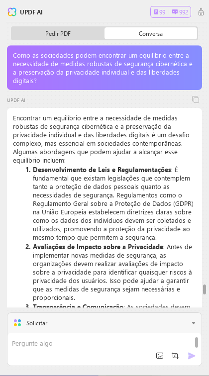 ai debatedor debate sobre segurança cibernética updf ai