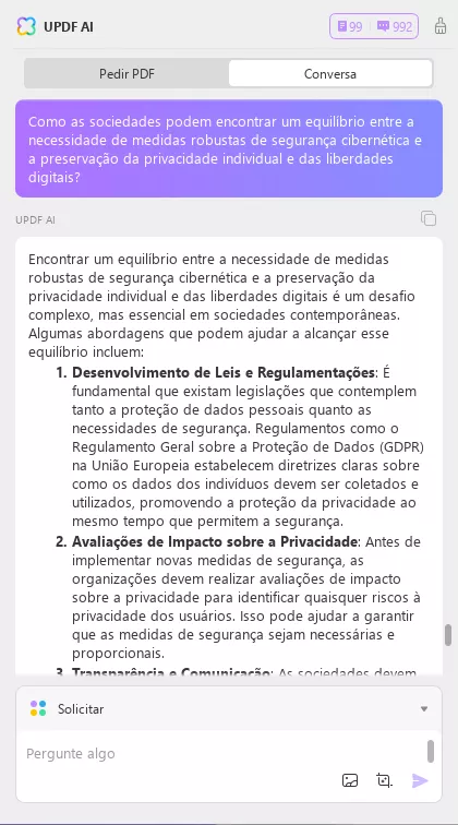 ai debatedor debate sobre segurança cibernética updf ai