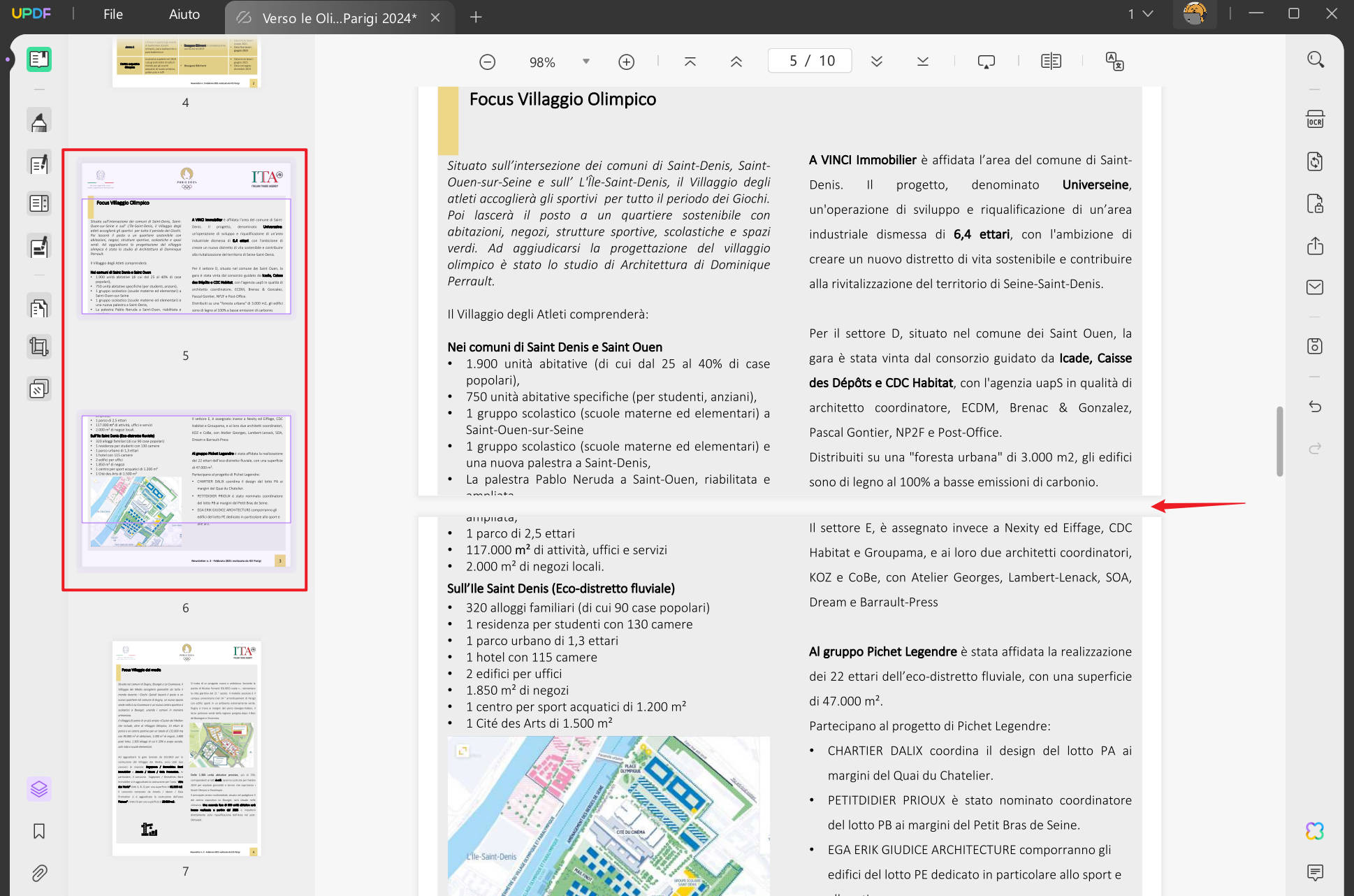 Dividere pagina PDF a metà in orizzontale e verticale