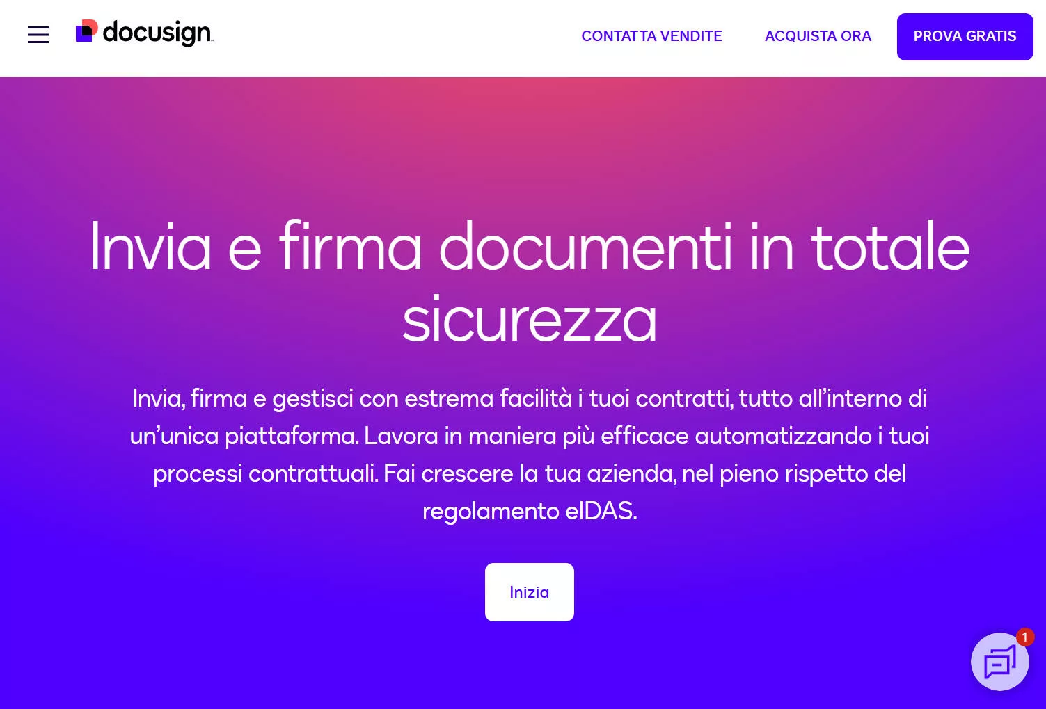 generatore di firme: Docusign