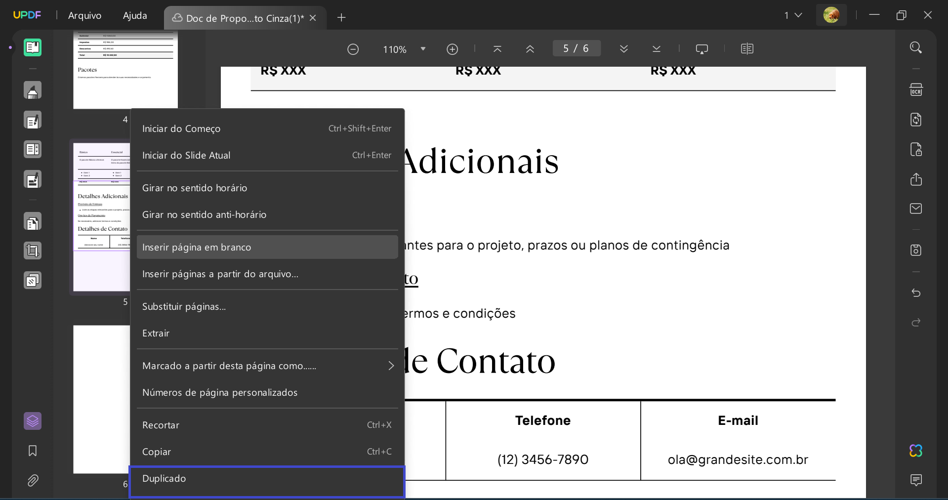 Como Inserir Quebra de Página