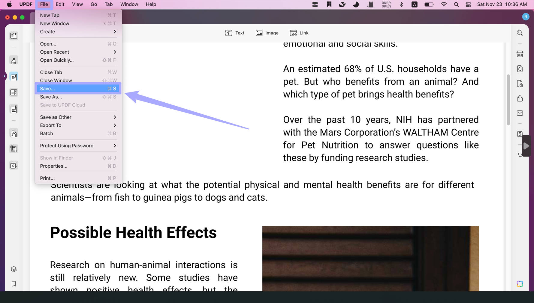edit cloud file in updf cloud on mac