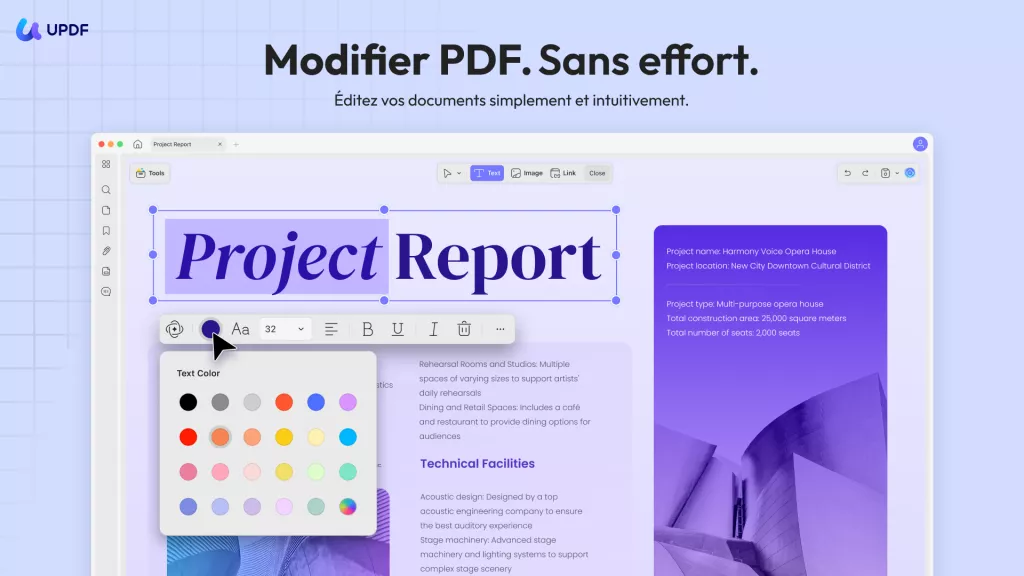 modifier un PDF avec UPDF