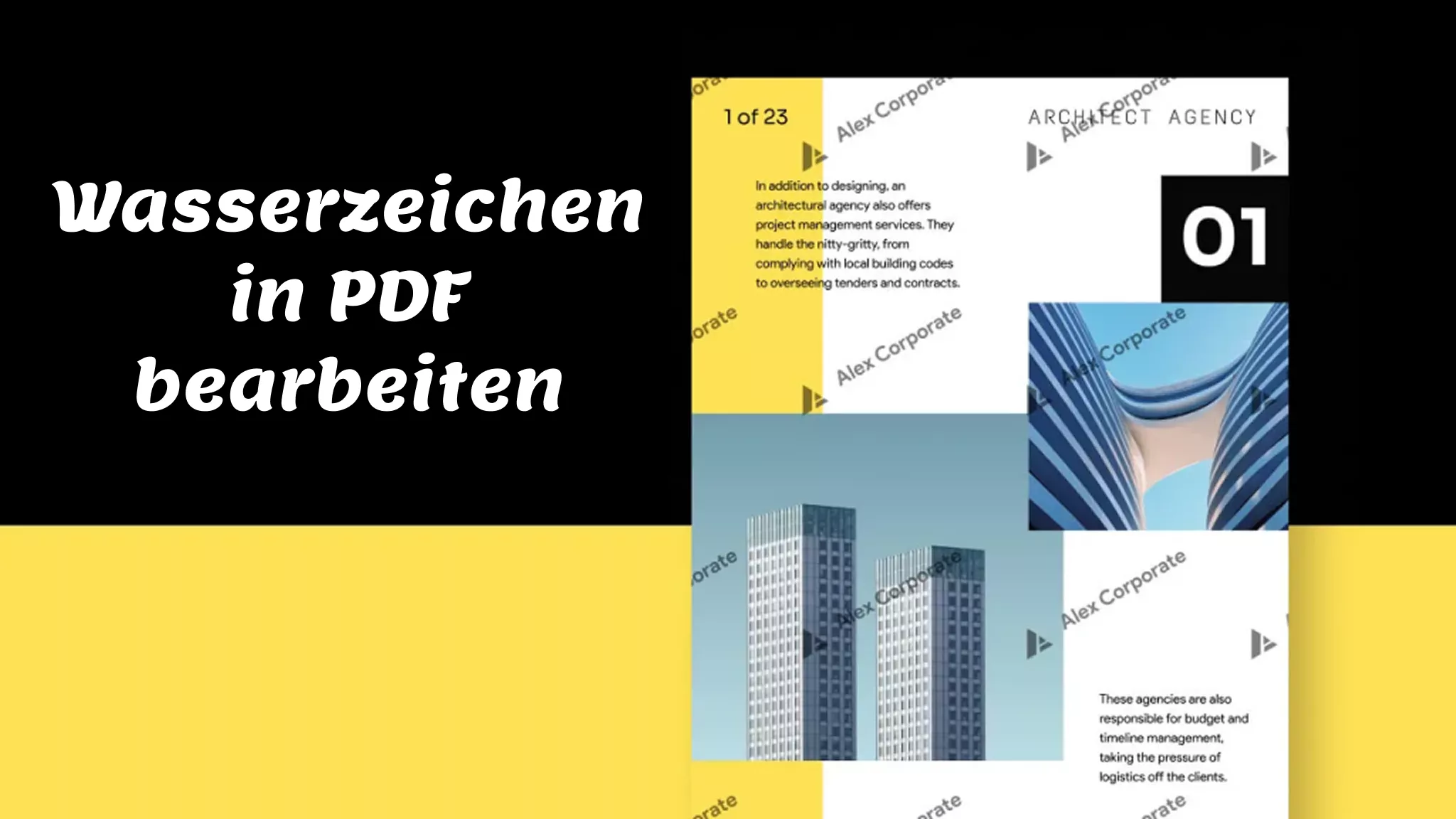 Wasserzeichen in PDF bearbeiten: Die einfachste Methode 2026