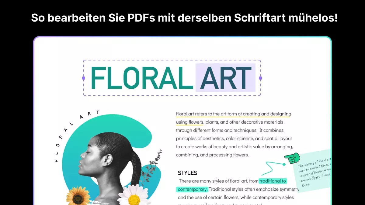 So bearbeiten Sie PDFs mit derselben Schriftart mühelos!