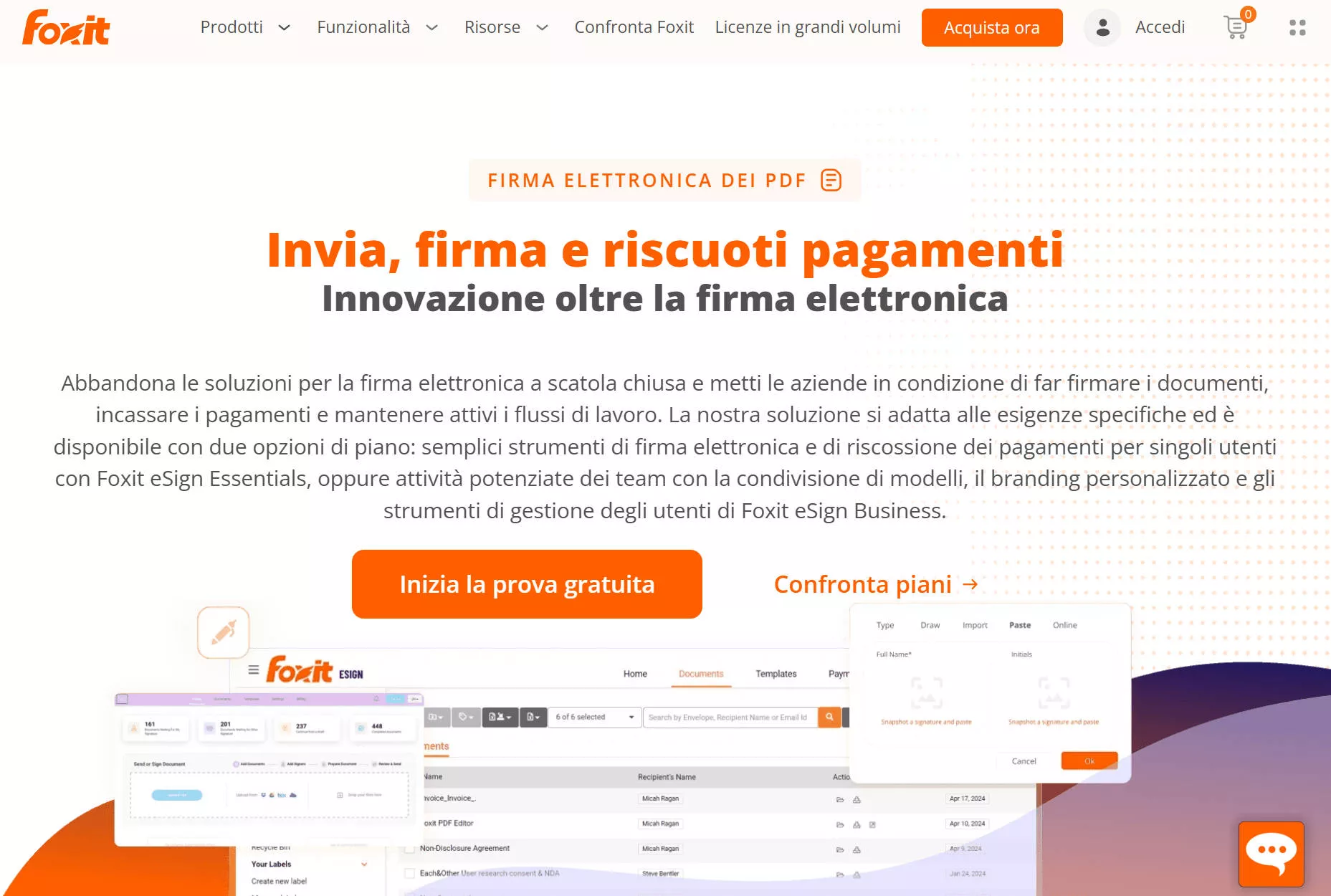 generatore di firme: Foxit