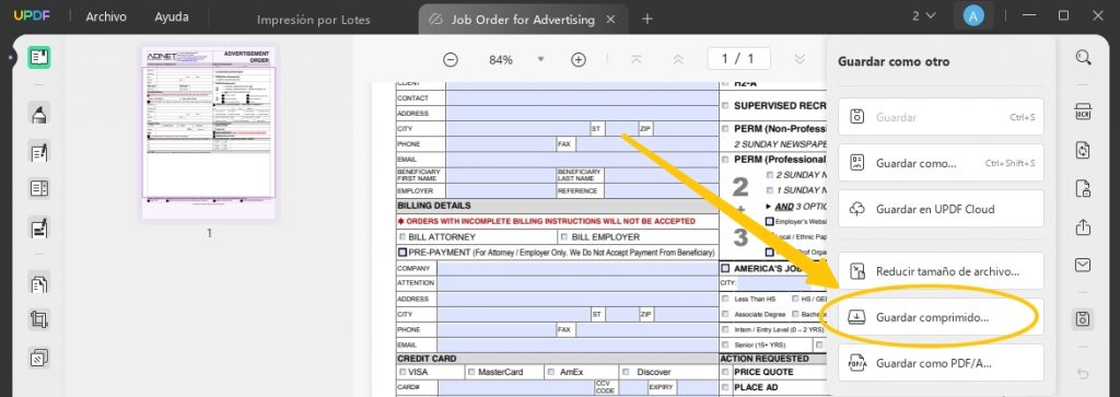 convertir pdf rellenable a pdf normal
