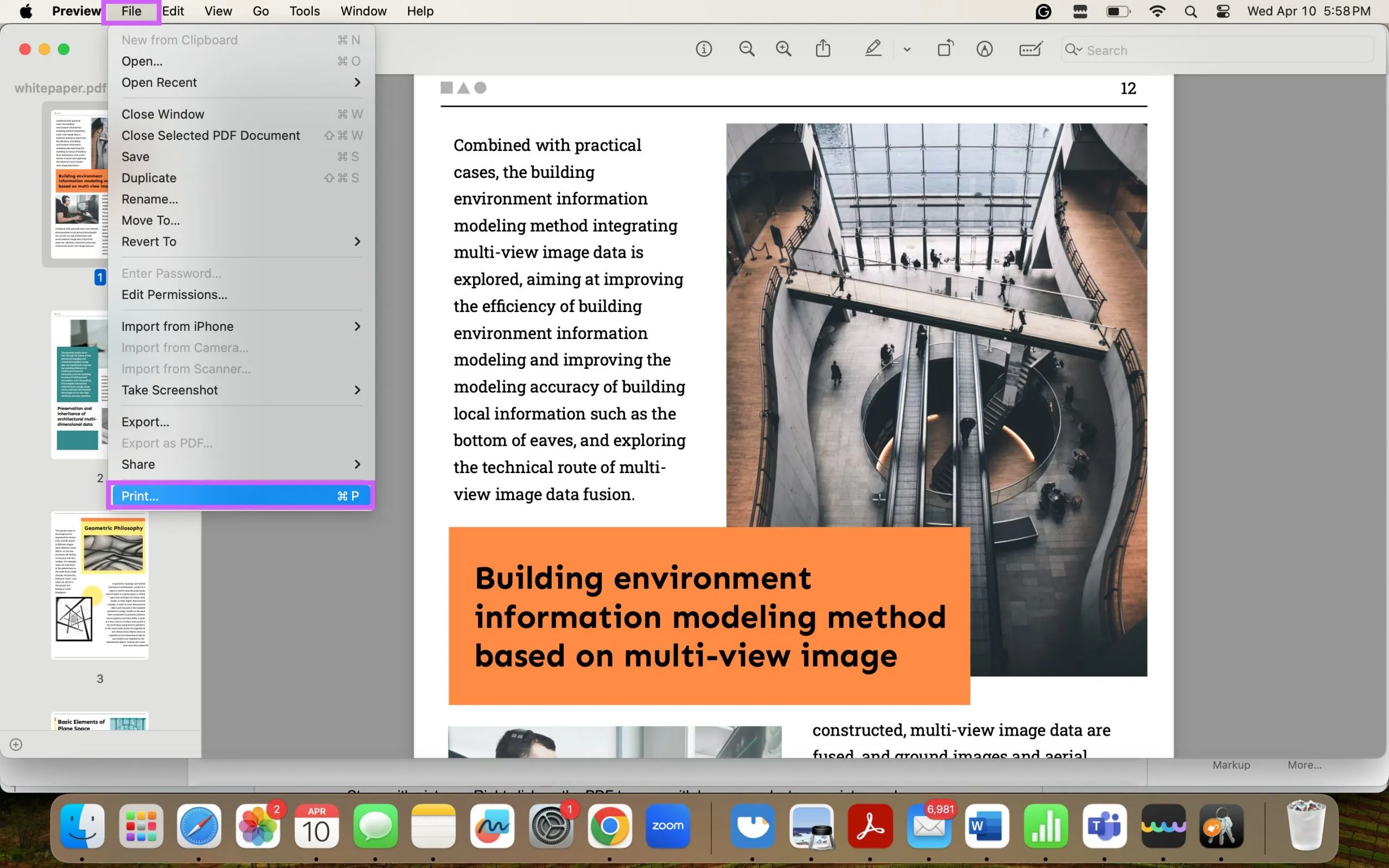 imprimir pdf en color preview imprimir