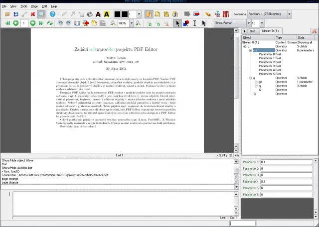 PDFedit 오픈 소스 PDF편집기 열기