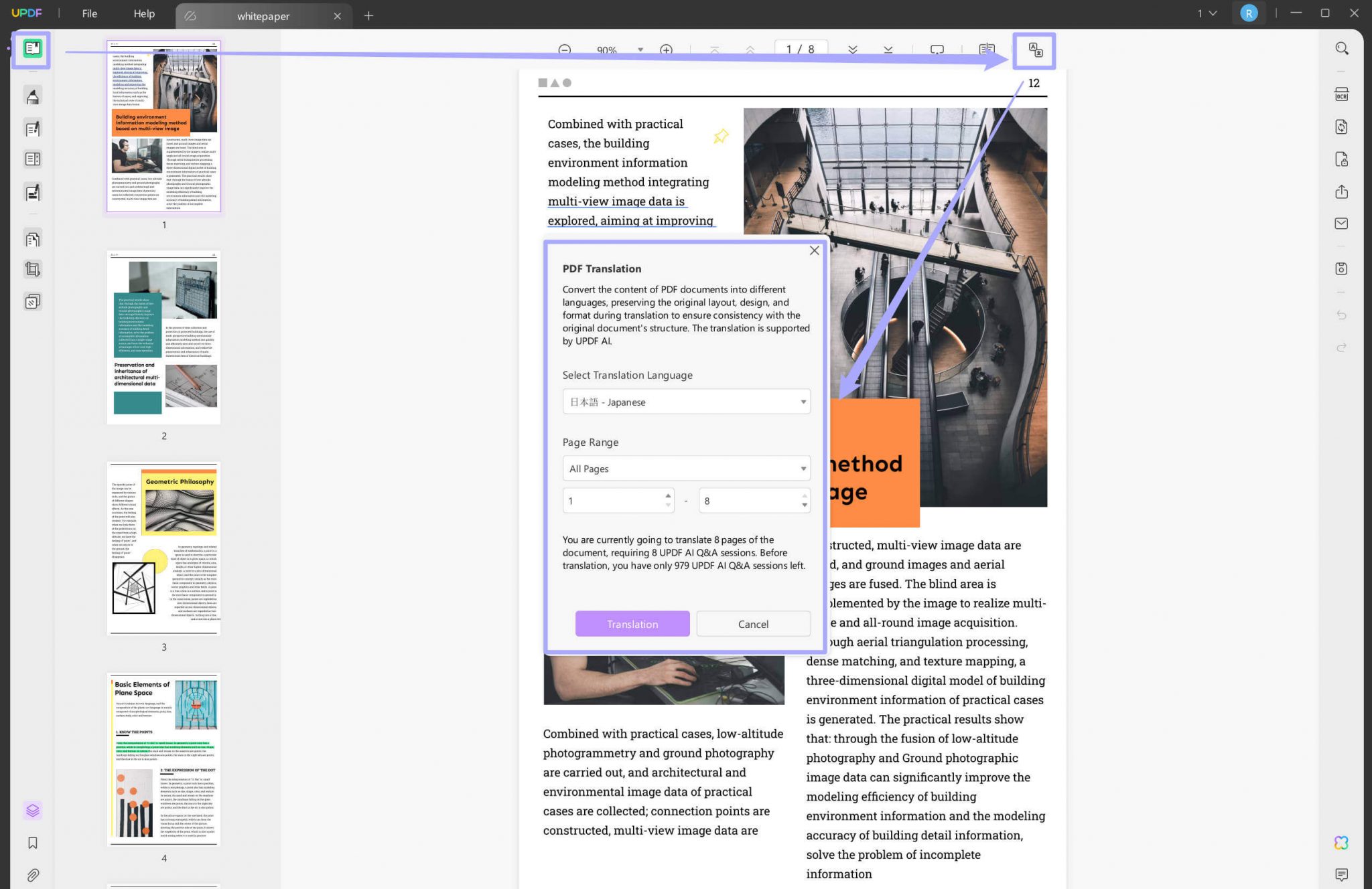 New Feature: Translate PDF with Full Layout Retention | [Official] UPDF