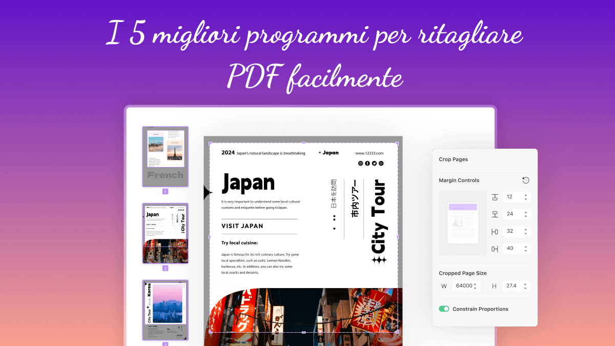 I 5 migliori programmi per ritagliare PDF | UPDF