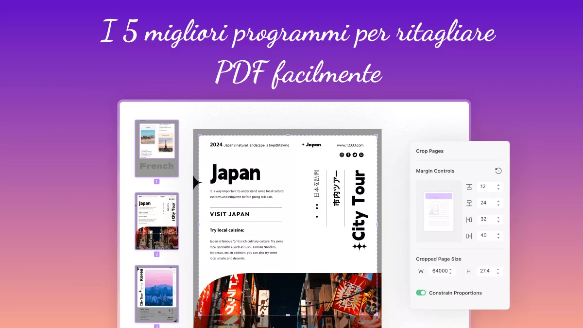 5 programmi essenziali per ritagliare i tuoi PDF facilmente