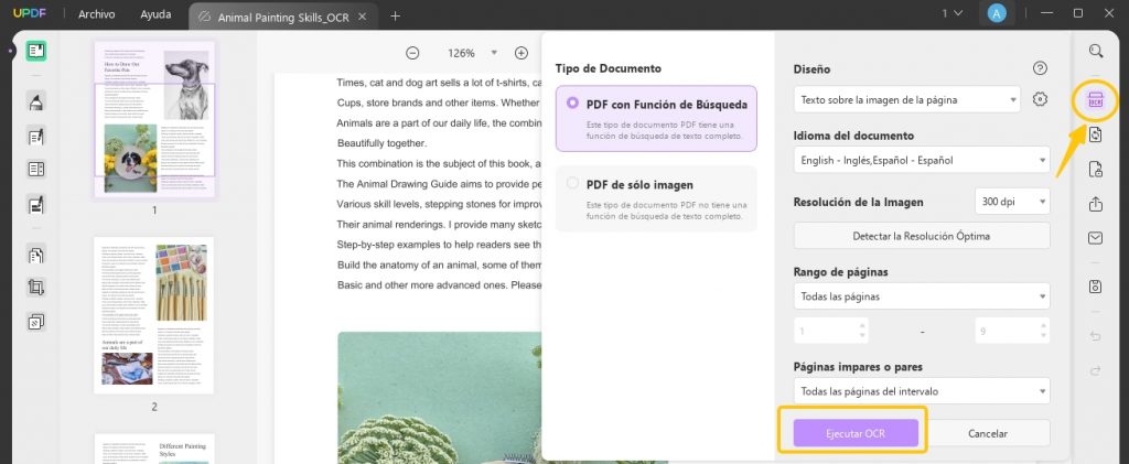 reconocer texto utilizando ocr contar palabras en pdf