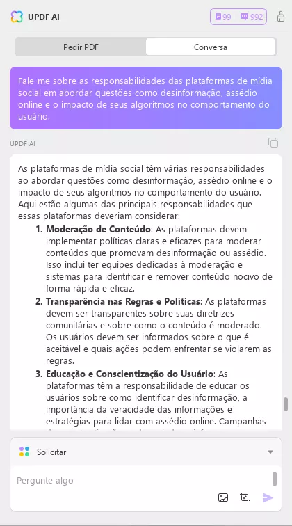 ai debatedor mídia social debate updf ai