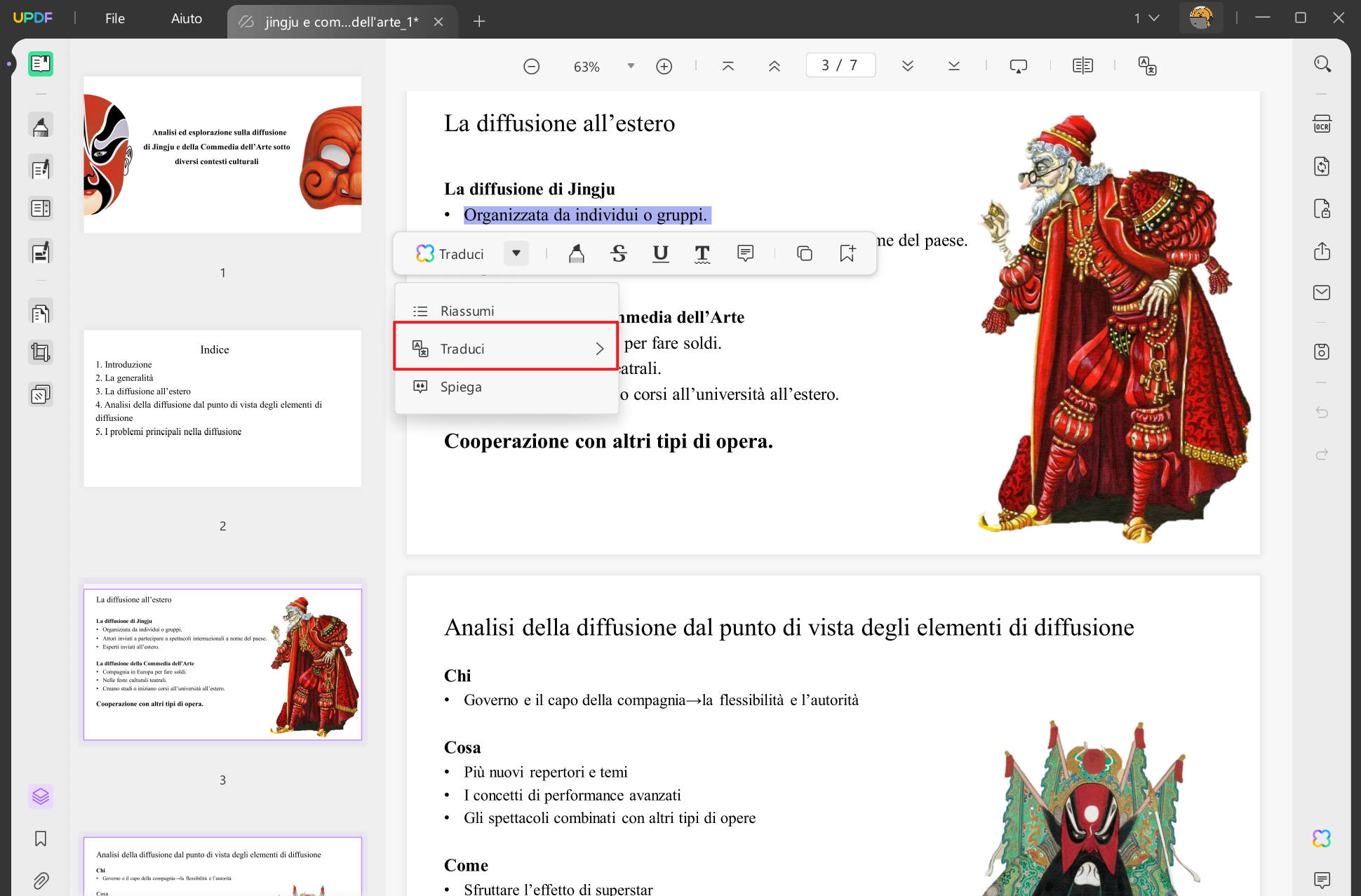 tradurre una presentazione PowerPoint con UPDF