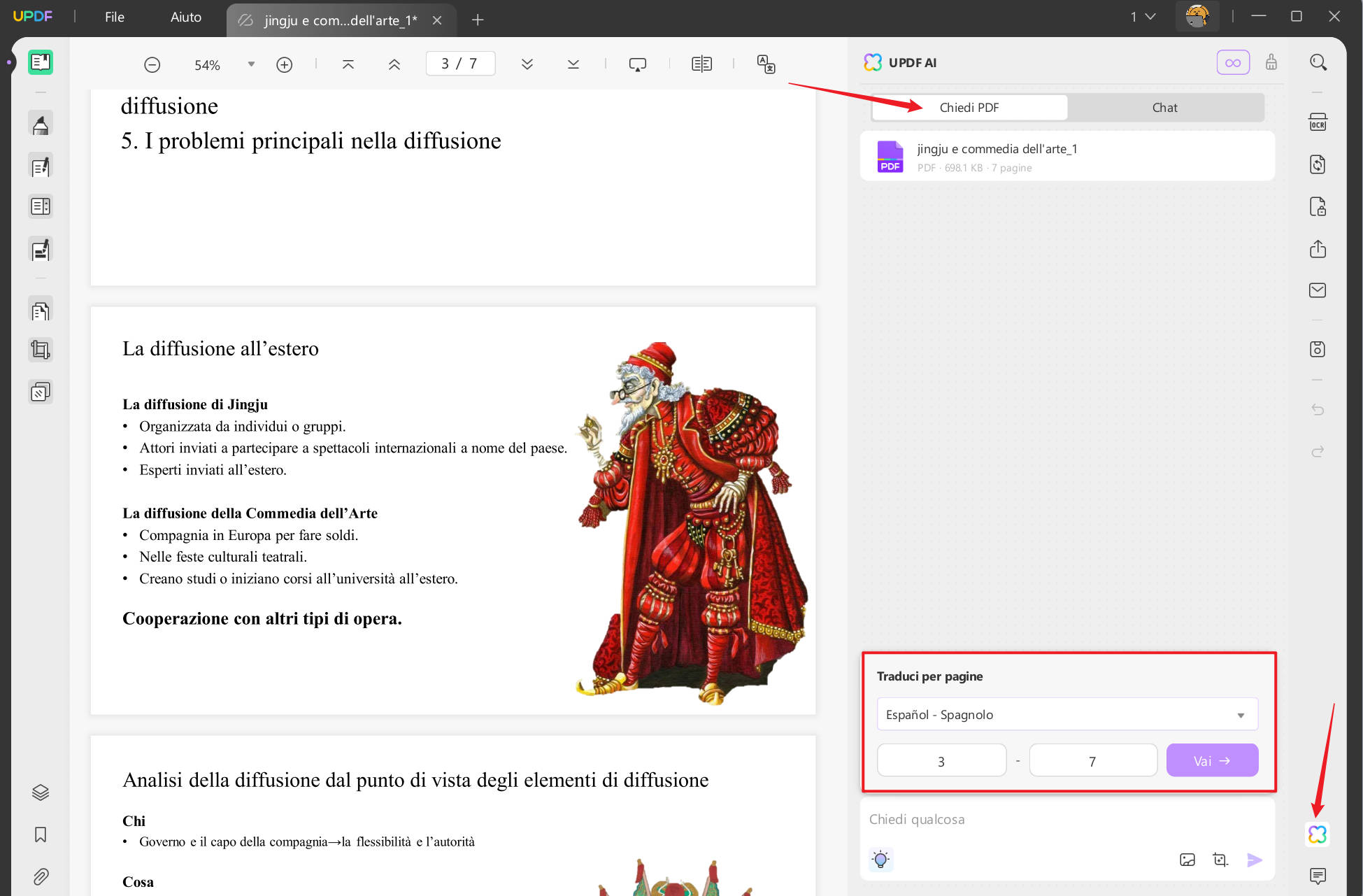 tradurre una presentazione PowerPoint con UPDF