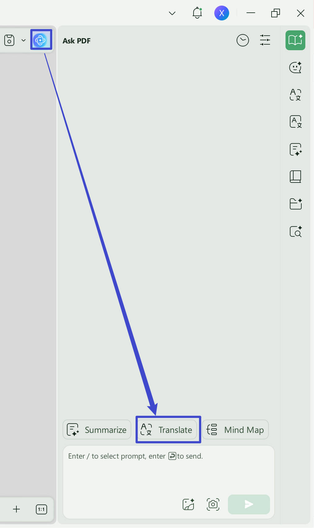 hit translate button to continue